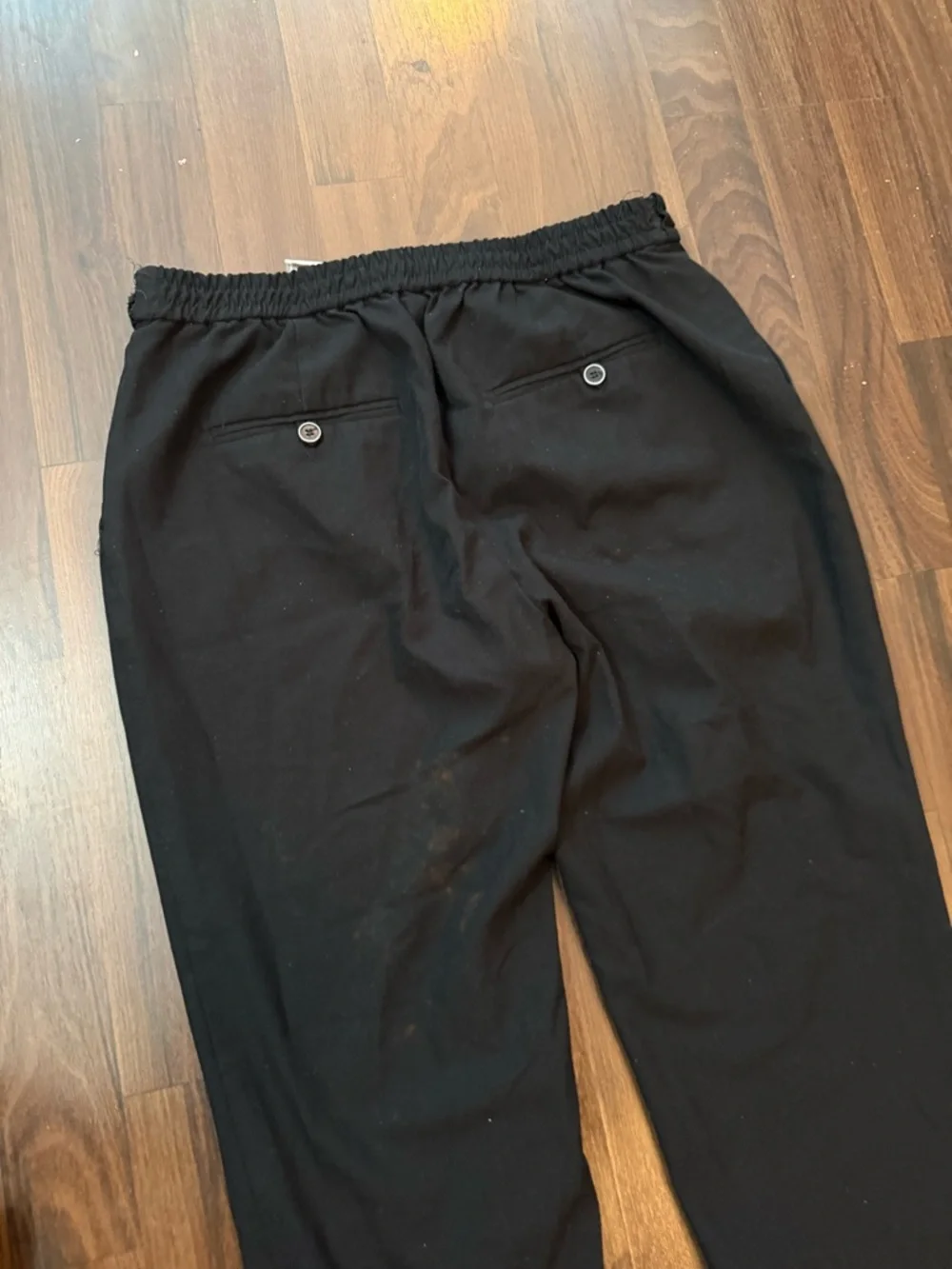 Zara Black Drawstring Pants - Picture 4 of 9